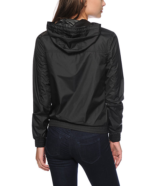 black windbreaker cheap