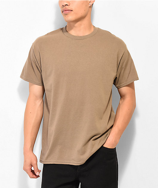 symaskine stribet utilstrækkelig Zine Brown T-Shirt