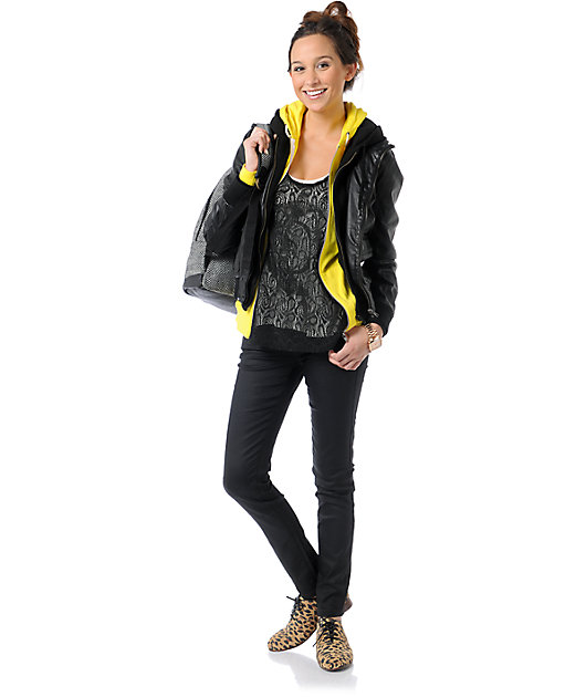 Zine Buttercup Yellow Zip Up Hoodie