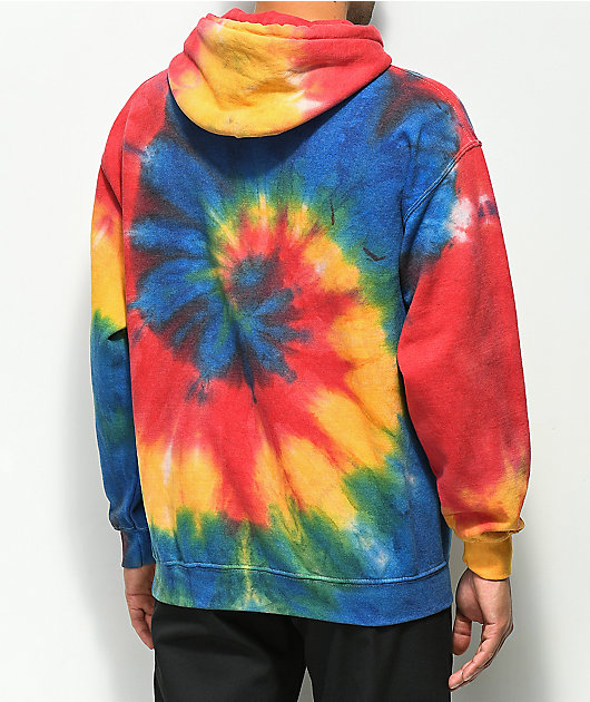 zine castle tie dye hoodie