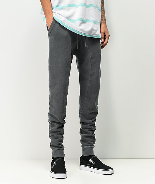 Zine Cover Charcoal Jogger Sweatpants