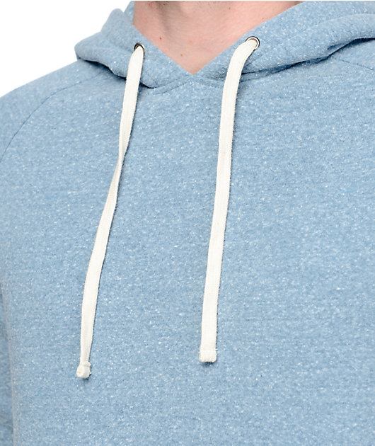 heather blue hoodie