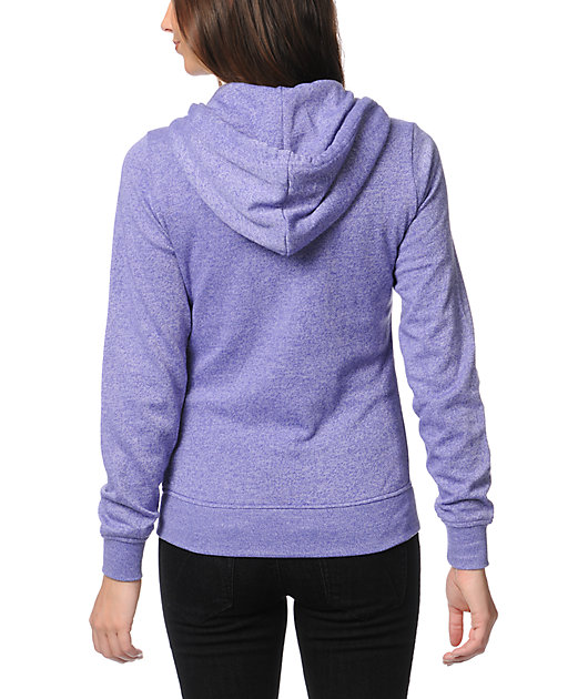 lavender zip hoodie