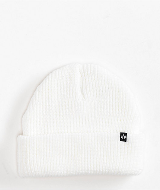 Zine Focus White Beanie | Zumiez
