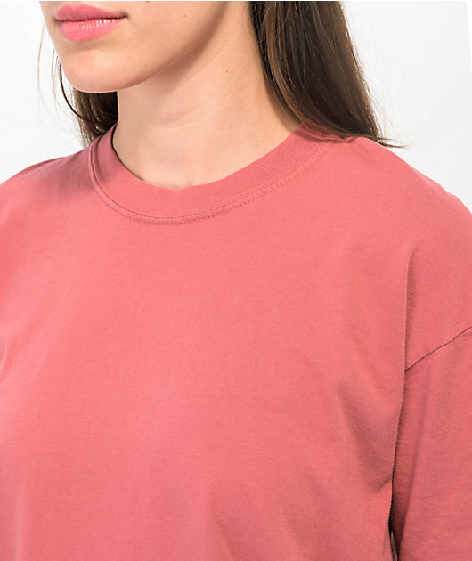 Zine Garment Dye Rose T-Shirt