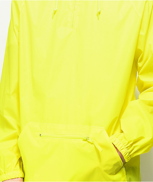 zine glo reflective silver anorak windbreaker jacket