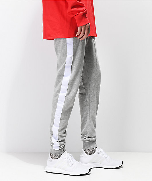 Zine Impulse joggers de punto gris