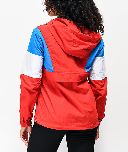 Zine Kailyn Red, White & Blue Windbreaker Jacket