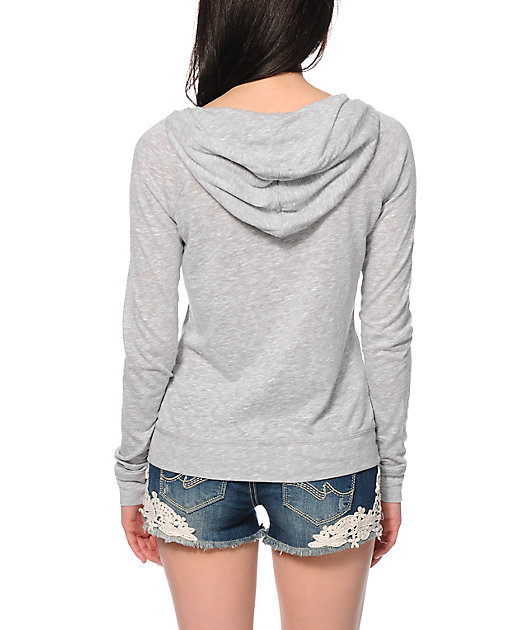 light grey zip up hoodie womens