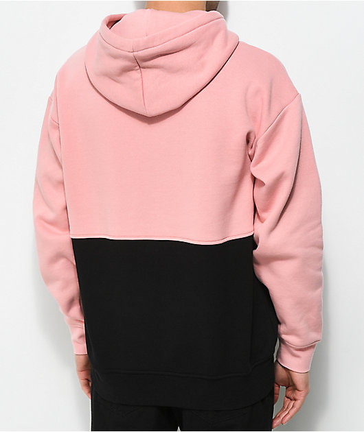 Zine Mass Pink & Black Hoodie