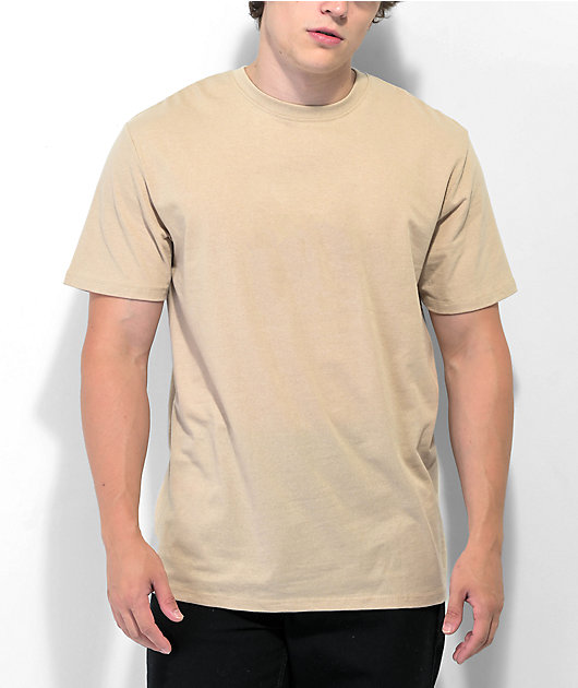 nägonstans layer-hem t-shirt cement Concrete Grey Venice Wash Pima Curved Hem Tee - Buck Mason