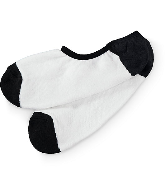 Zine No Show White Socks