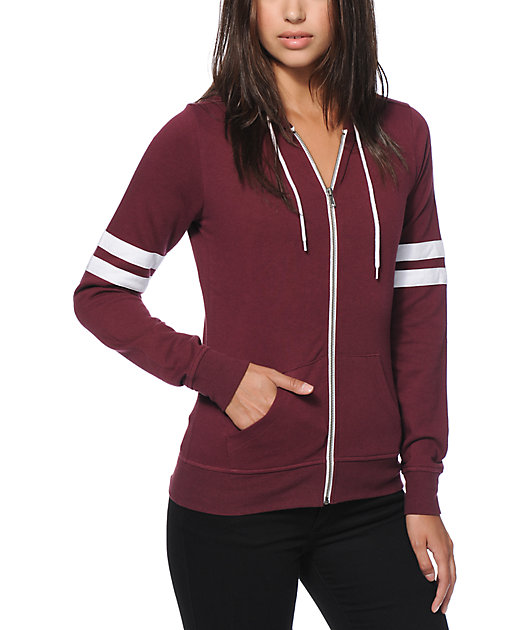 athletic zip up hoodie