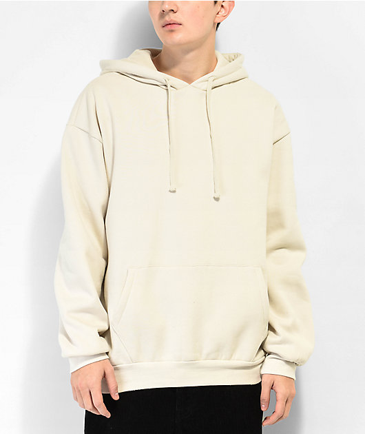 Zine Pullover Solid Tan Hoodie Zumiez