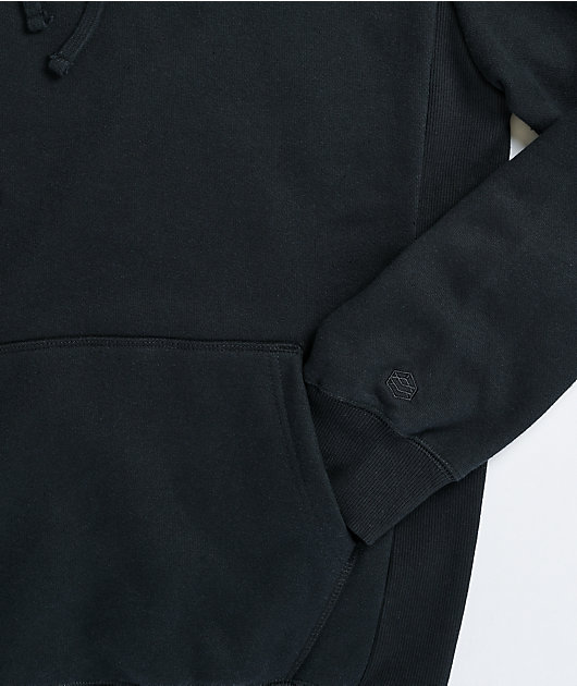 Zine Safety Black Mask Hoodie