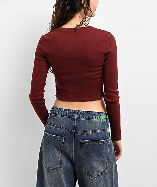 Zine Shiloh Andorra Long Sleeve Crop T-Shirt
