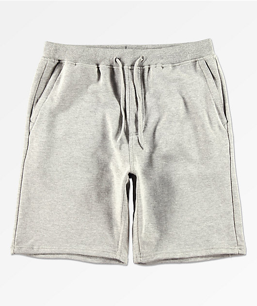 women grey sweat shorts