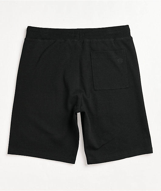Zine Silas Black Sweat Shorts | Zumiez