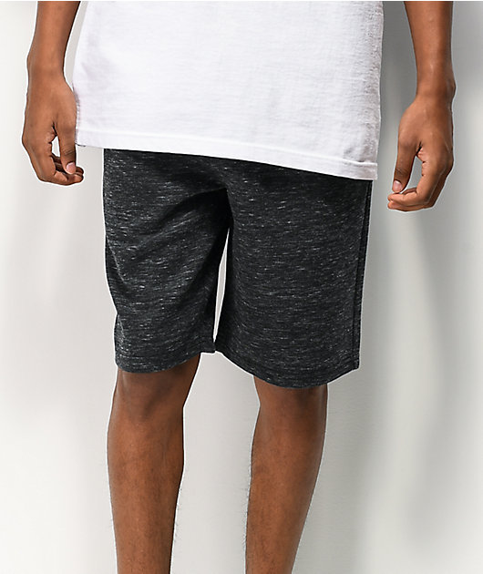 plain black sweat shorts