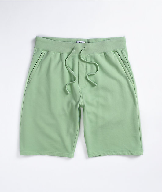 elastic waist sweat shorts