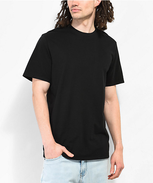 plain black t shirt template
