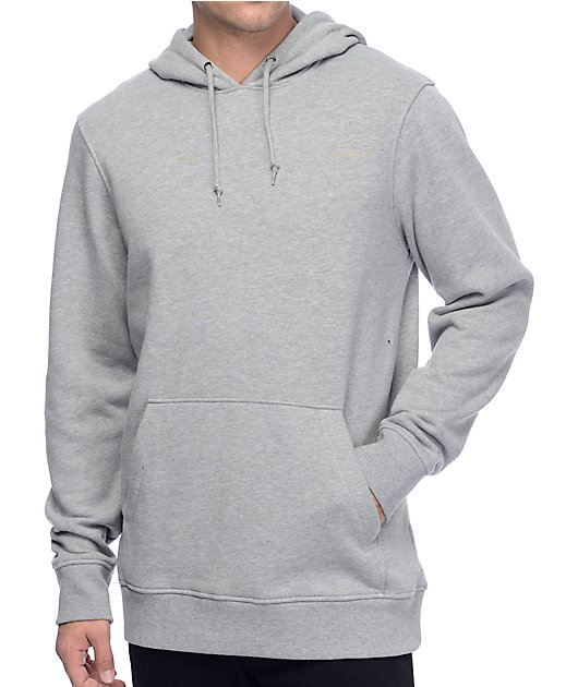 heather grey pullover hoodie