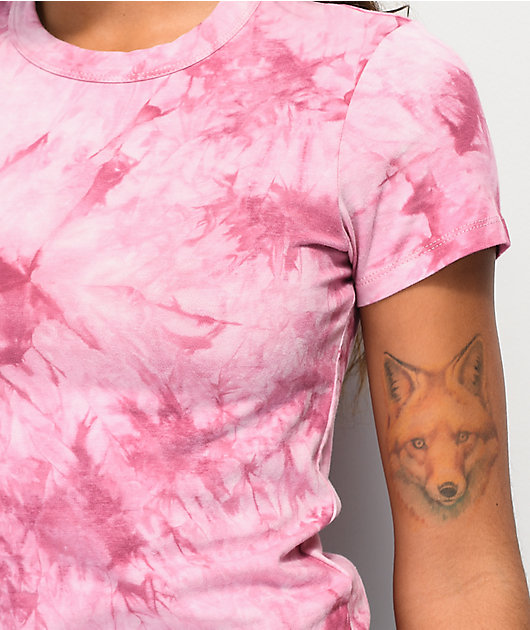 Pink Tie dye LA Unisex T-shirt –