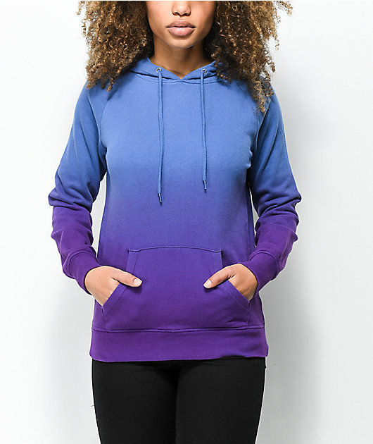 blue ombre sweatshirt