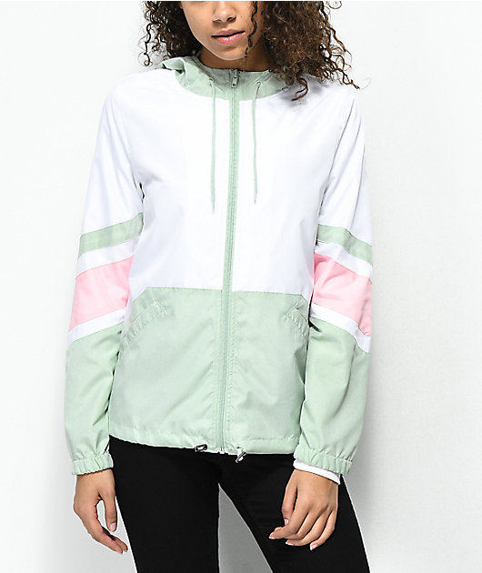 mint windbreaker