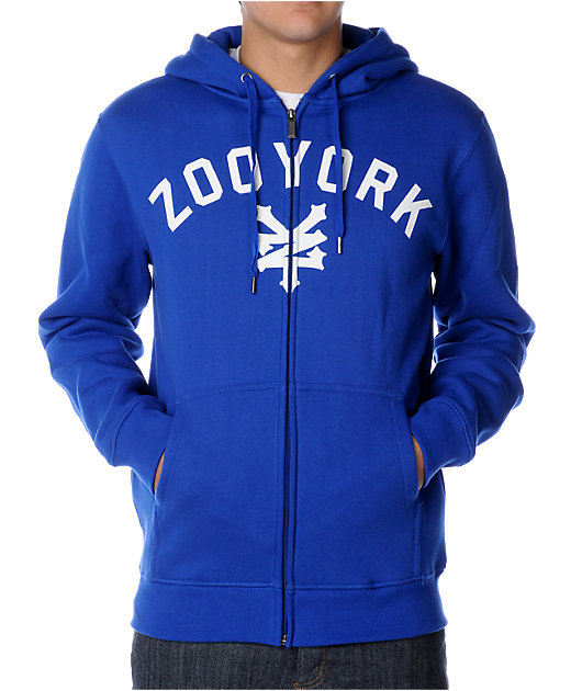 zoo york blue hoodie