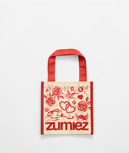 Zumiez Flash Sheet Red Mini Tote Bag