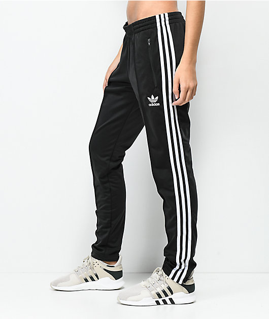 adidas pants 3 stripes black