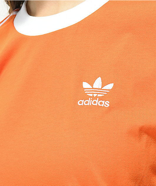 adidas neon orange shirt