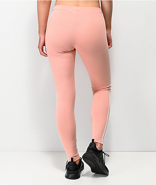 dust pink adidas leggings