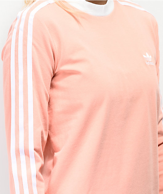 dusty pink adidas t shirt