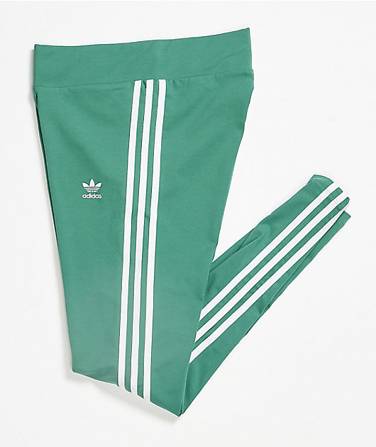 adidas 3 Stripe Future Hydro Green Leggings