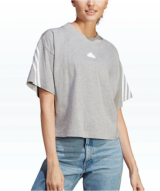 the brand with the 3 stripes shirt