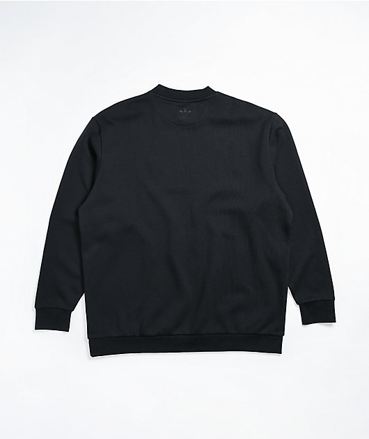 black adidas crew neck