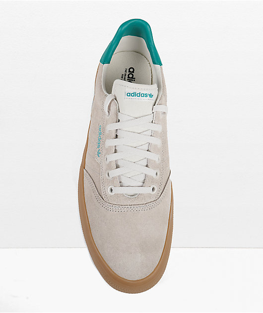 Adidas continental 8 sale white & gum shoes