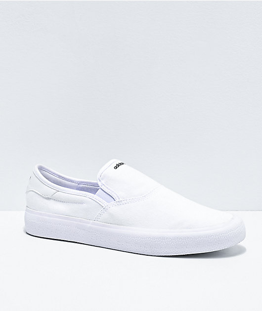 adidas 3MC White & Black Slip-On Shoes