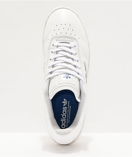 all white adidas skate shoes