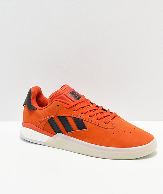 adidas orange white shoes