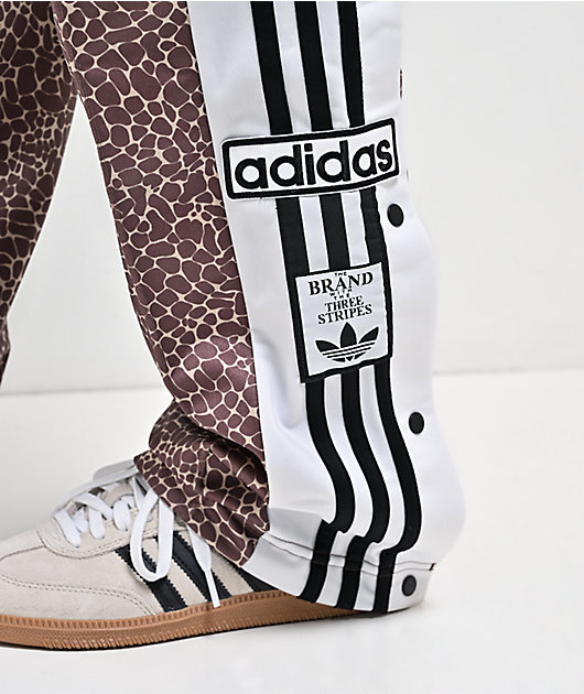 adidas Adi-Break Giraffe Print Track Pants | Zumiez