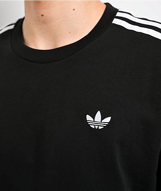 adidas Adicolor 3 Stripes Black Oversized T-Shirt