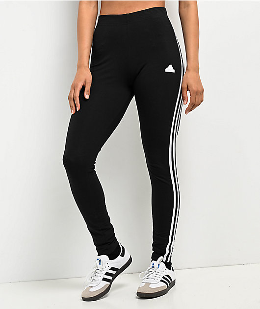 adidas Adicolor Classics 3 Stripe Black Leggings