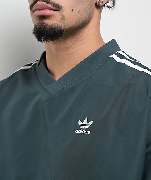 【ADIDAS ORIGINALS】◆ADICOLOR WOVEN WINDBREAKER◆正規品◆ adidas Adicolor Woven Mineral Green Crewneck Windbreaker