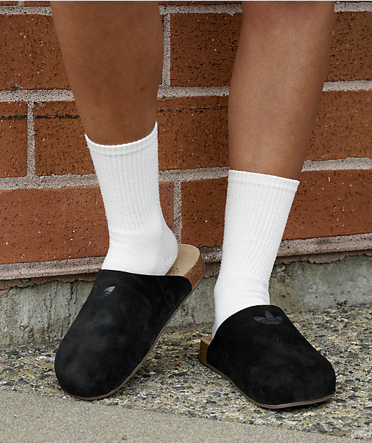 adidas Adimule Black & Gum Mule Sandals