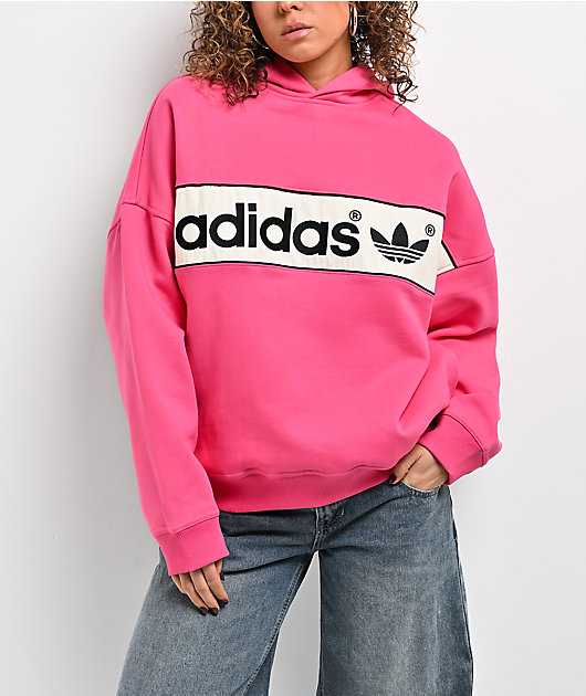 adidas Adisignature NY Block Pink Hoodie