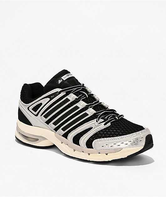 adidas Adistar Control 5 Core Black, Silver Metallic & Grey One Shoes | Zumiez adidas Adistar Control 5 Core Black, Silver Metallic & Grey One Shoes | Zumiez
