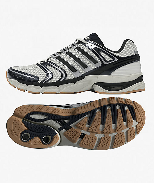 adidas Adistar Control 5 White, Black & Silver Shoes